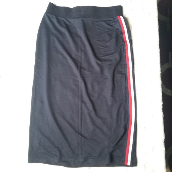 Tommy Hilfiger Drawstring Side Striped Skirt NWT - Picture 5 of 10